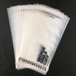 Biodegradable flat bag