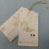 Custom Paper hangtag Clothing Tags