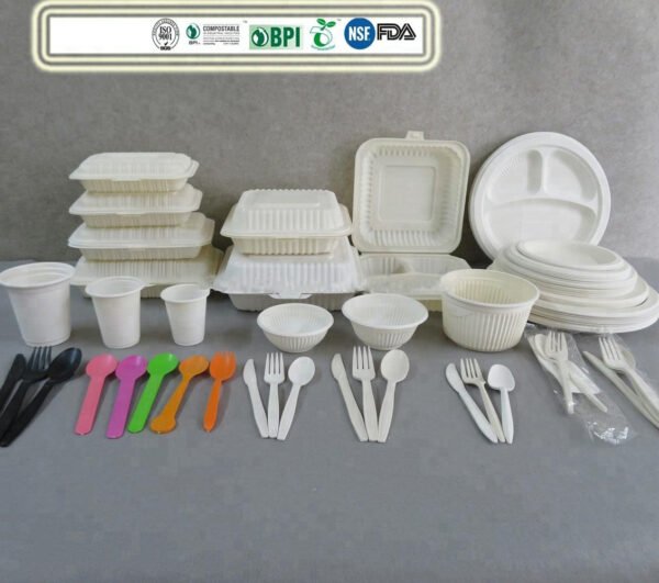 100% Compostable Sugarcane Fiber Bagasse Cup