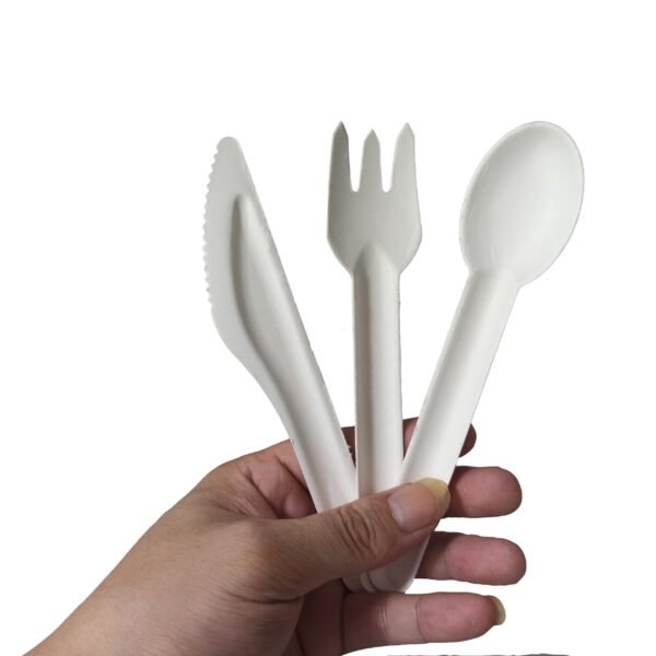 Biodegradable Fork Spoon Knife Travel Set