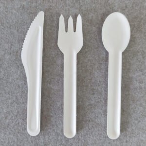 Biodegradable cutlery set