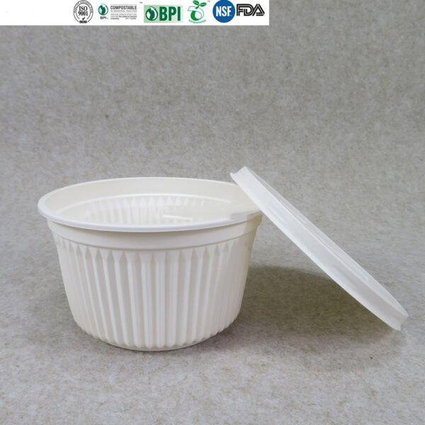 H3346e534df224014afb7a15bfaf15bcal 100%Biodegradable Sugarcane Bagasse Soup Salad Bowl
