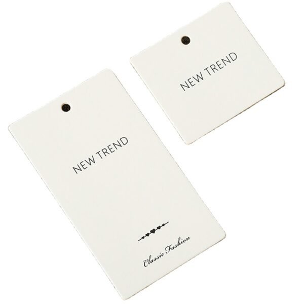 Custom Paper hangtag Clothing Tags