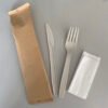 Biodegradable Fork Spoon Knife Travel Set