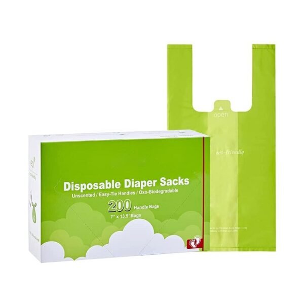 Corn starch baby diaper garbage bags