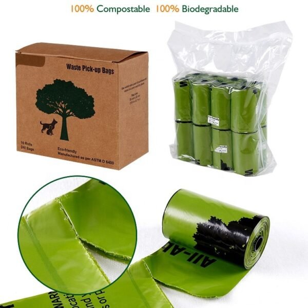 100% Biodegradable Cat&Dog Poop Waste Bags