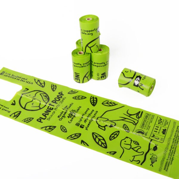 biodegradable T-shirt pet poop bag