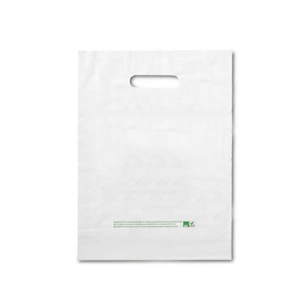 Corn Starch Plastic Die Cut Bags