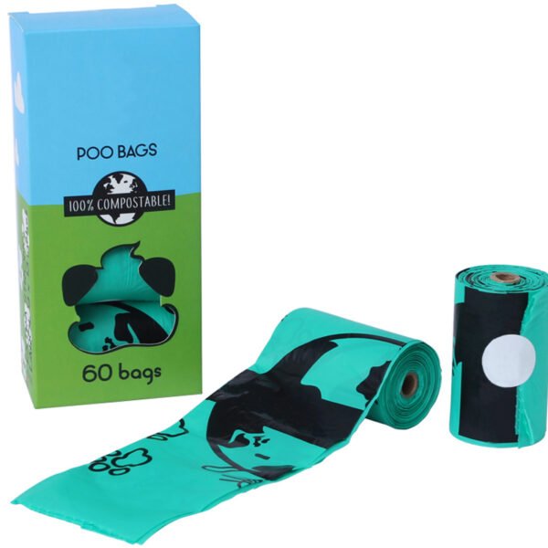 biodegradable flat pet poop bag