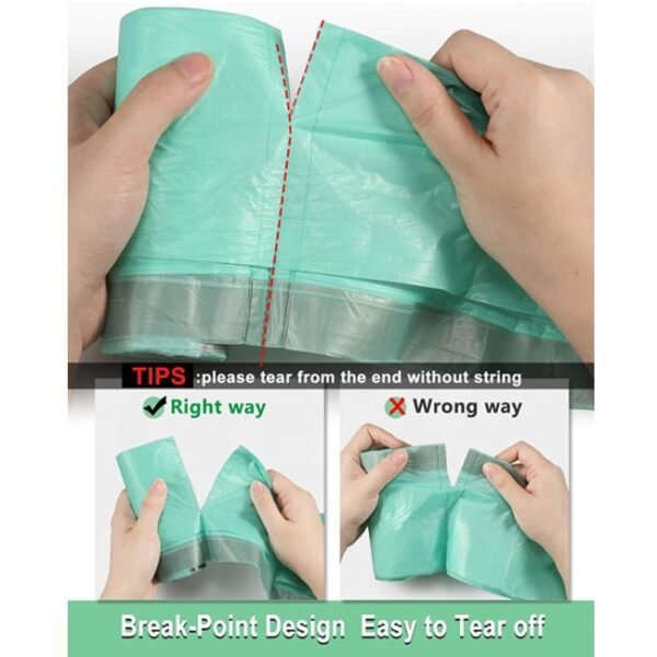 Corn Starch Garbage Drawstring Plastic Bag