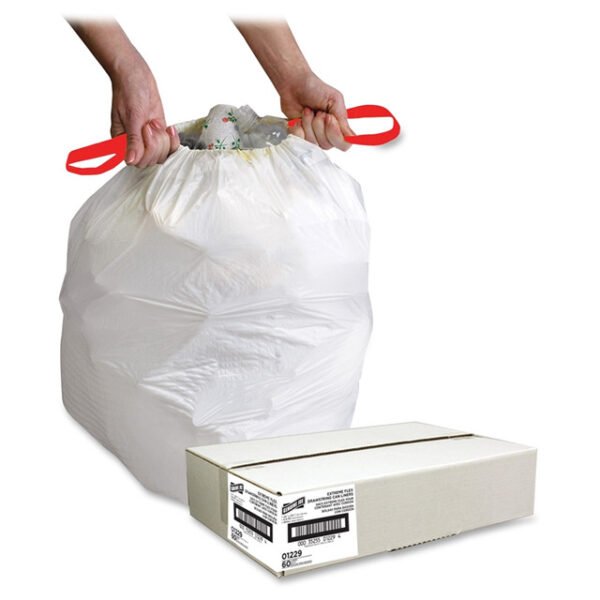 Compostable Trash Drawstring Plastic Bag