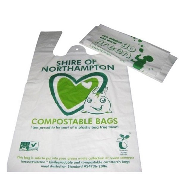 Biodegradable T shirt Shoppinig Fruit Bag