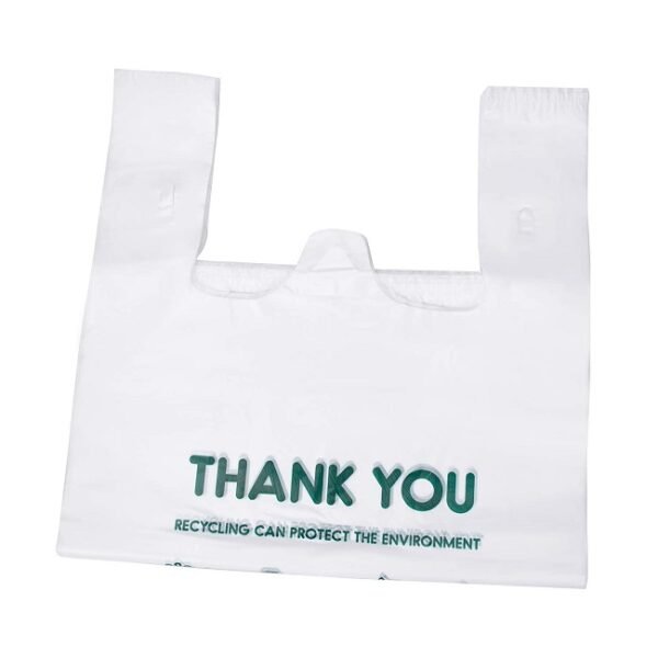 Compostable T shirt Shoppinig Vegetable Bag