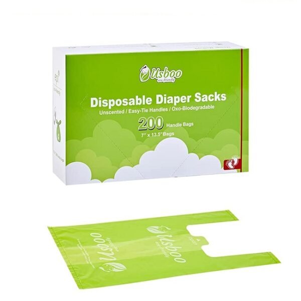 Corn starch baby diaper garbage bags