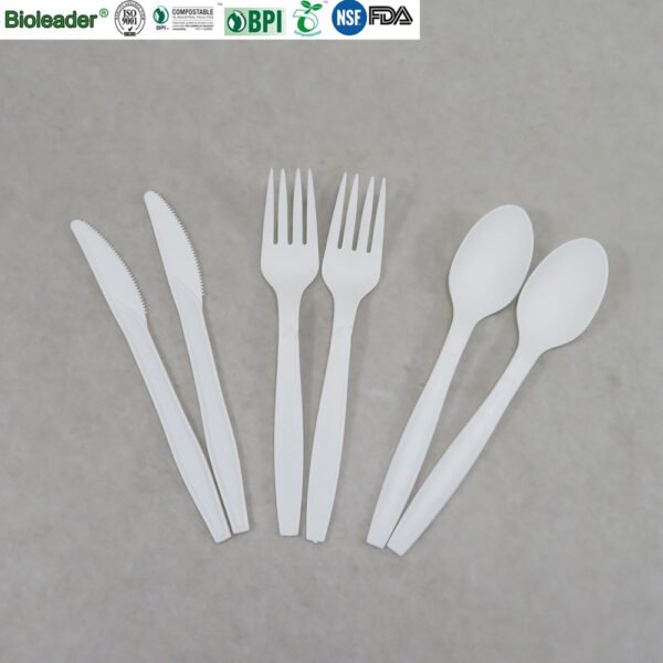 Biodegradable Fork Spoon Knife Travel Set