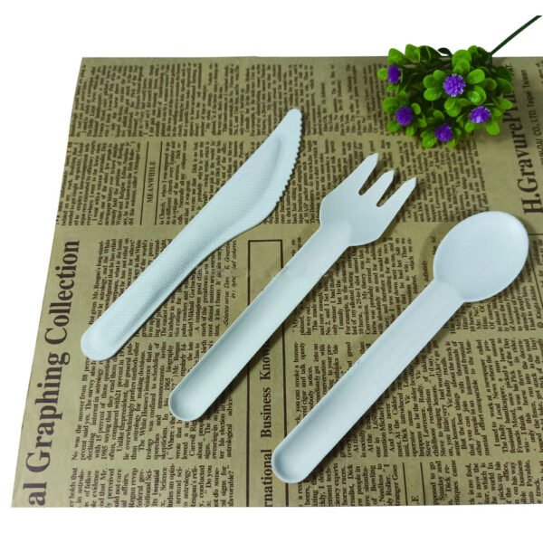 Biodegradable Fork Spoon Knife Travel Set