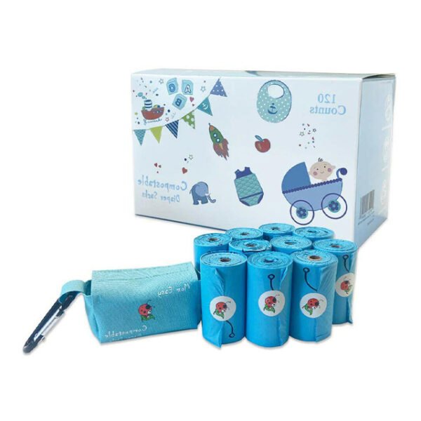 Disposable baby diaper garbage bags