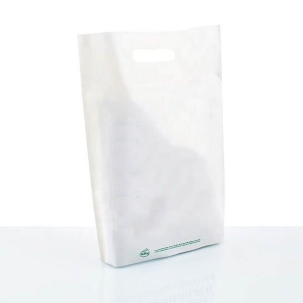 Corn Starch Plastic Die Cut Bags