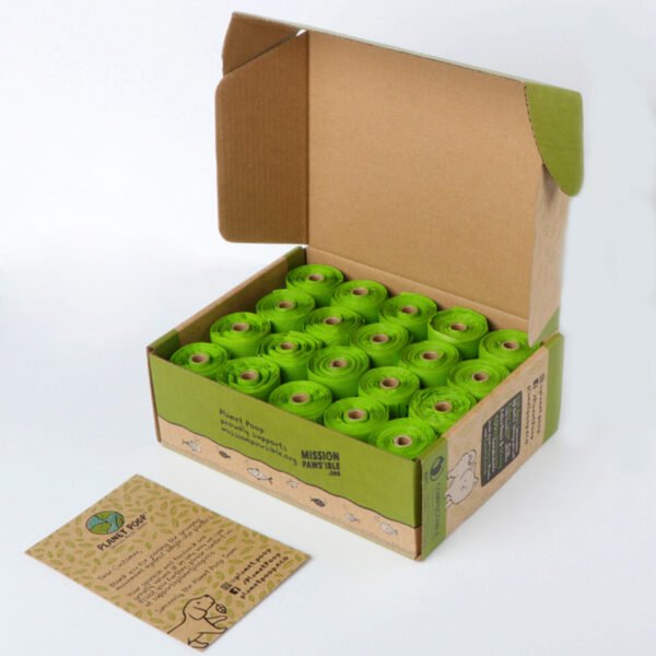100% 100% Biodegradable Pet Poop Waste Bags