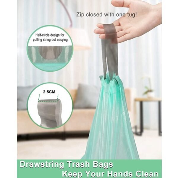 Corn Starch Garbage Drawstring Plastic Bag