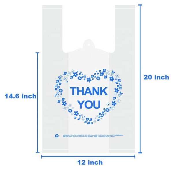 Biodegradable T shirt Shopping Bag
