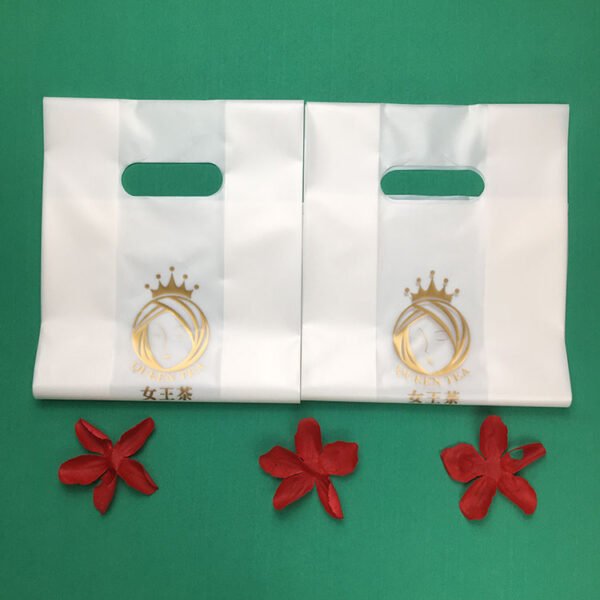 Compostable Plastic Die Cut Bags